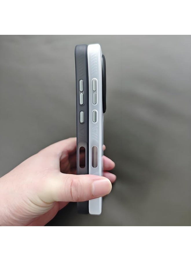 عام غطاء مغناطيسي متوافق مع هونور ماجيك 8 5G، إطار TPU ناعم مقاوم للصدمات، غلاف غير لامع بملمس طبيعي مضاد للسقوط 【مقاوم لبصمات الأصابع والاصفرار】. - Image 3