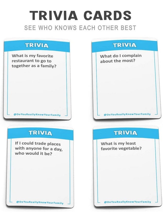 Chocozone Do You Really Know Your Family Fun Card Games for Kids Family Games Toys for 8+ Years Old Boys & Girls - Image 3