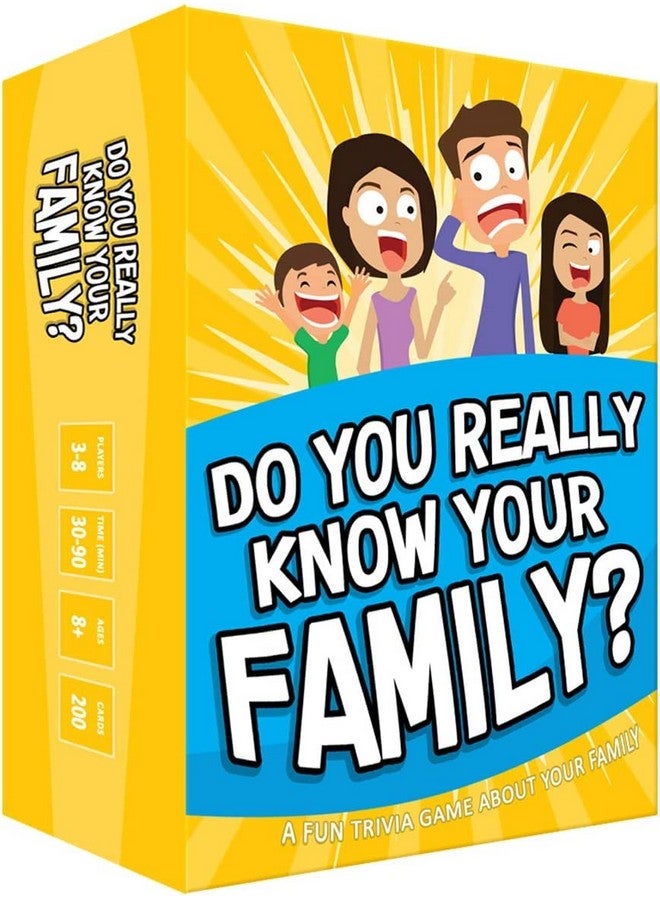 Chocozone Do You Really Know Your Family Fun Card Games for Kids Family Games Toys for 8+ Years Old Boys & Girls - Image 1