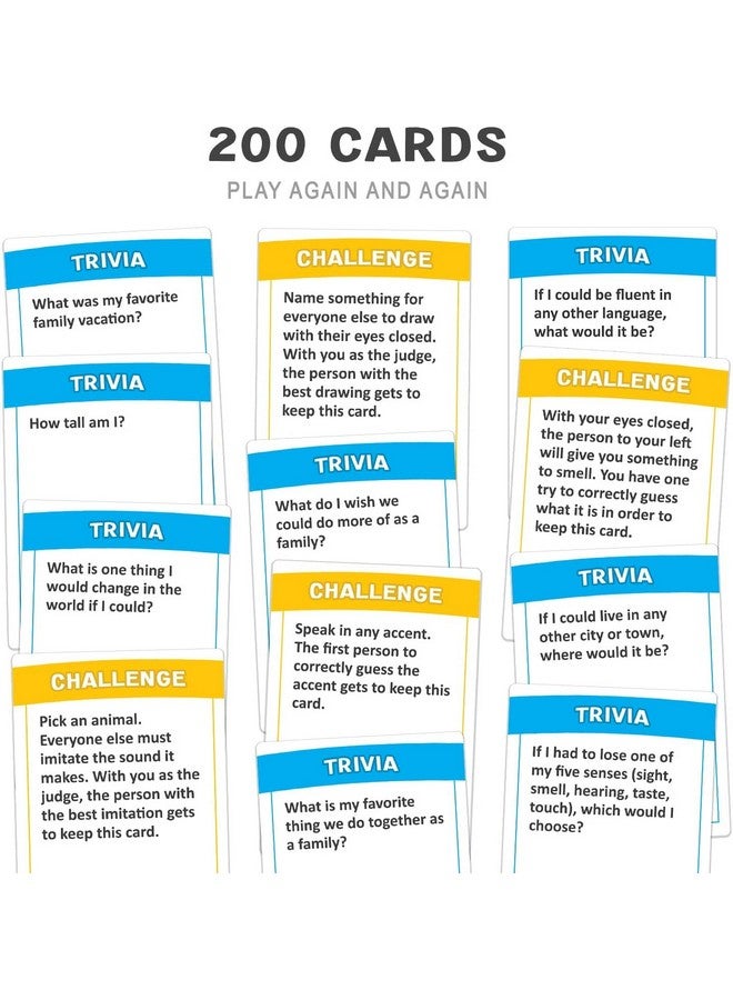 Chocozone Do You Really Know Your Family Fun Card Games for Kids Family Games Toys for 8+ Years Old Boys & Girls - Image 5