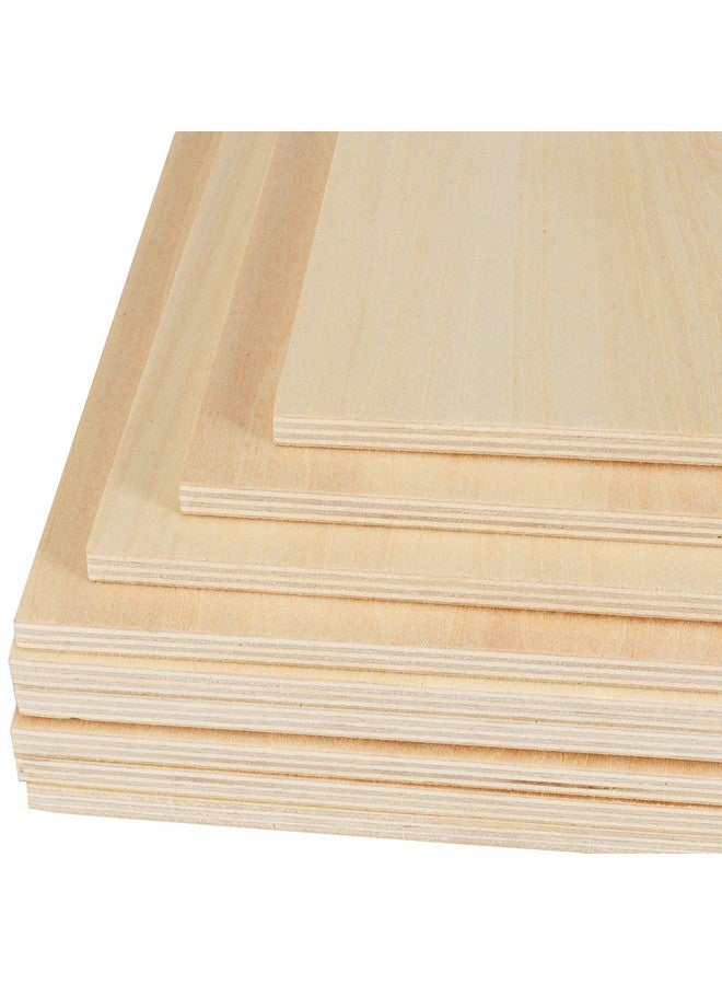 JAPCHET 20 Pack 8 X 8 Inch Basswood Plywood Sheets 1/4 Inch Unfinished Wood Sheets Plywood Boards For Crafts School Project Wood Engraving Wood Burning Laser Projects - Image 1