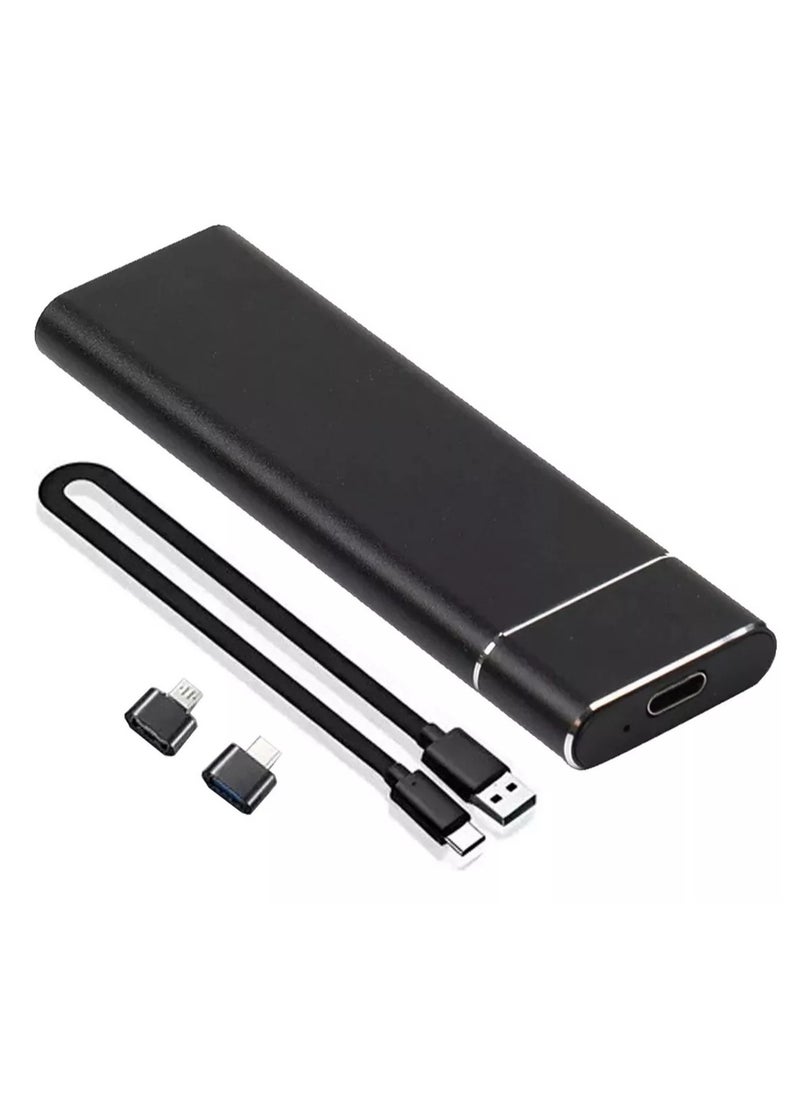 VRCOW - Portable External Hard Drive , Mini SSD Hard Drives,Solid State External Drives,Computer Backup Drive,USB 3.1 to Type-C Support Data Storage Transfer for Windows XP PC Laptop and Mac - Image 1