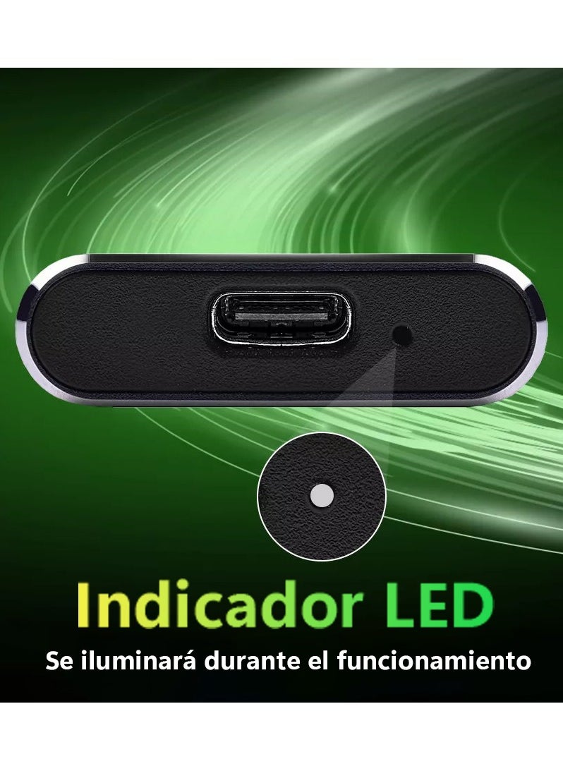 VRCOW - Portable External Hard Drive , Mini SSD Hard Drives,Solid State External Drives,Computer Backup Drive,USB 3.1 to Type-C Support Data Storage Transfer for Windows XP PC Laptop and Mac - Image 1