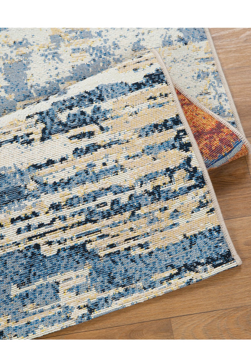 لوفت إيسلا، سجادة خارجية، سجادة أريكة، سجادة معيشة، مقاس 160×235 سم، قماش، متعدد الألوان، صنع في مصر-305X-Q4 - Image 2