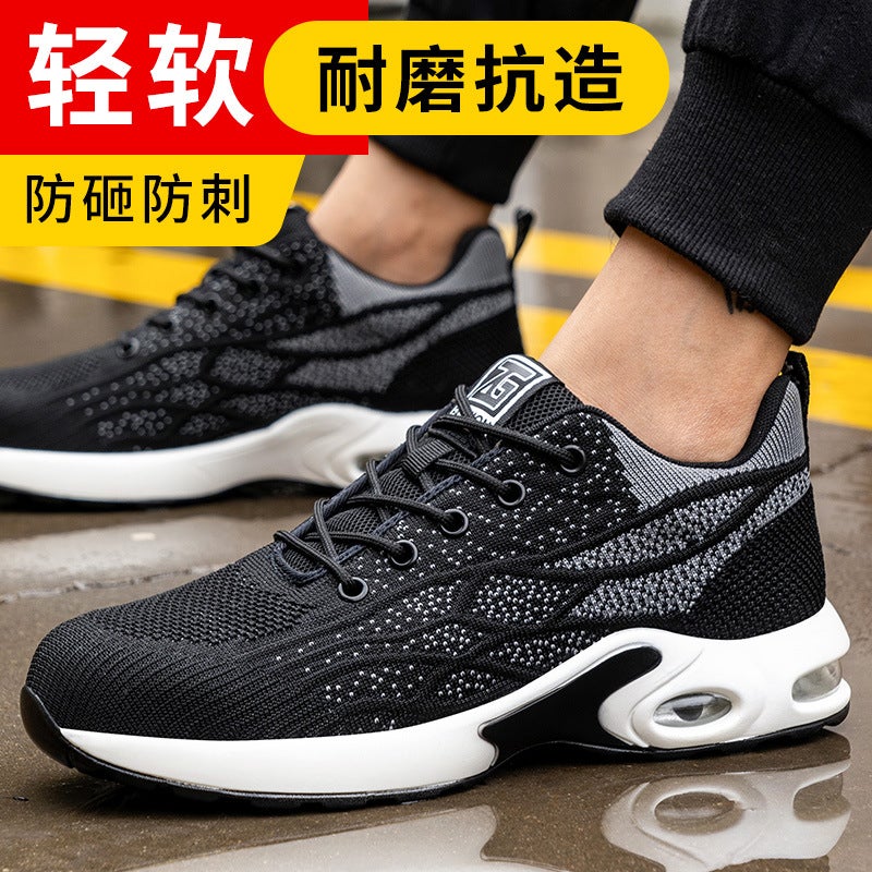 Labor Protection Shoes For Men, Anti-Smash And Anti-Puncture Safety Shoes, Work Shoes For Women, Protective Shoes, Durable, Non-Slip, Wear-Resistant, Lightweight - Image 5