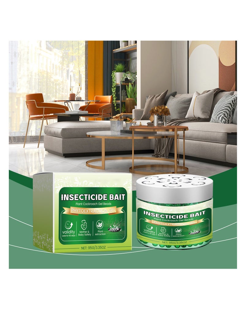 Zikra Cockroach Repellent Cockroach Killer, Cockroach Repellent Box with Natural Essential Oils, Long-Lasting Protection for Home Pesticide-Free Cockroach Killer Magic Box, Cockroach Bait (2PCS) - Image 2