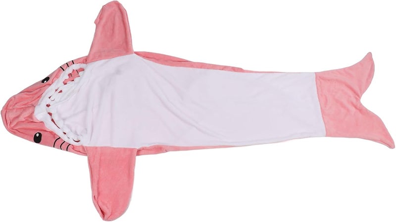 Wearable Adult Hoodie Blanket, Super Soft Flannel, Cozy Pink, Full Body Coverage - Unique Shape, Lightweight Warmth, Perfect for Movie Nights and Role Playing (170cm) - Image 1