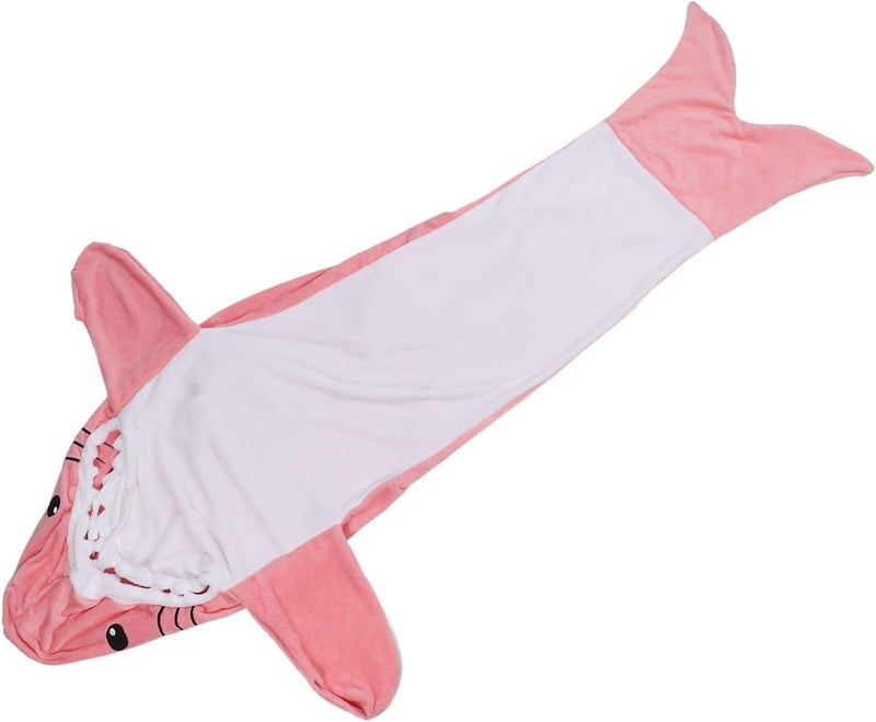 Wearable Adult Hoodie Blanket, Super Soft Flannel, Cozy Pink, Full Body Coverage - Unique Shape, Lightweight Warmth, Perfect for Movie Nights and Role Playing (170cm) - Image 5
