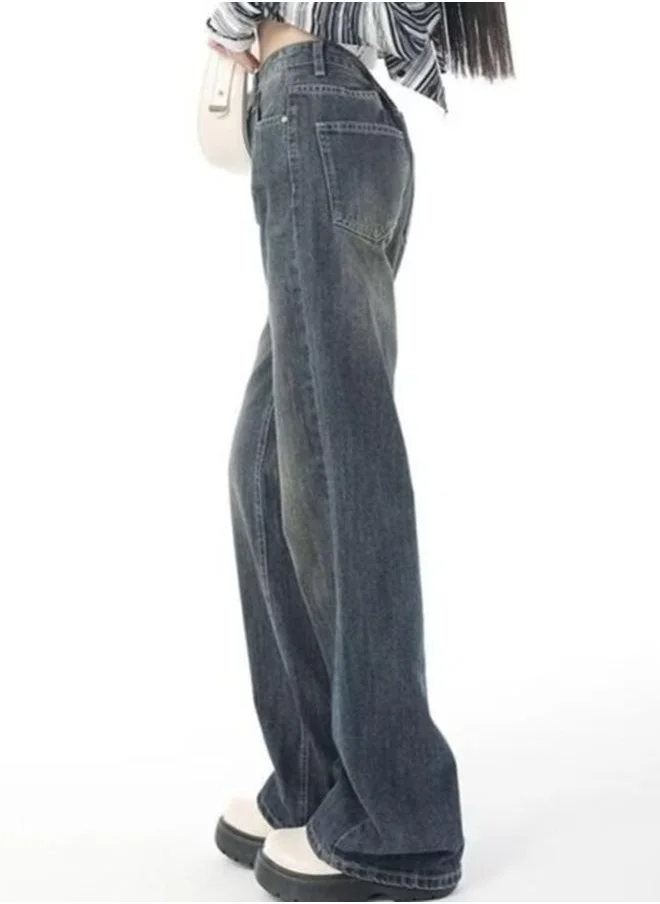 يونيكي Blue Bootcut High-Rise Light Fade Jeans