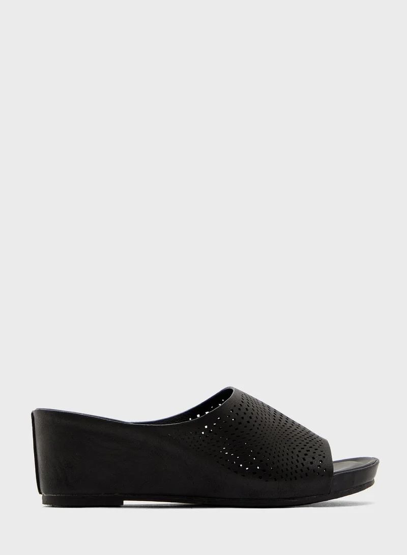 Le Confort Wide Strap High Heel Sandals