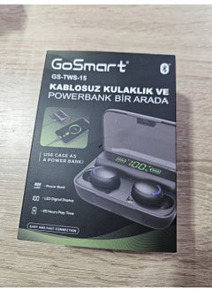 Go Smart Wireless Earphones and Powerbank Gs-Tws-15