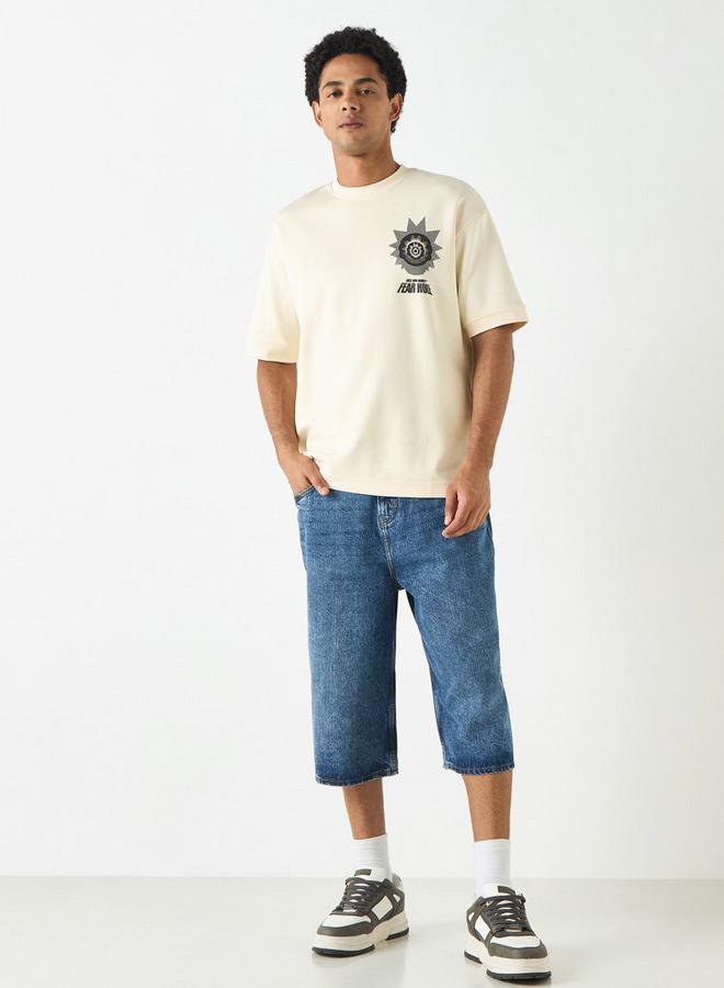 اس بي كاركترز تيشيرت بياقة ضيّقة وأكمام قصيرة وطبعات ريك ومورتي - Image 2