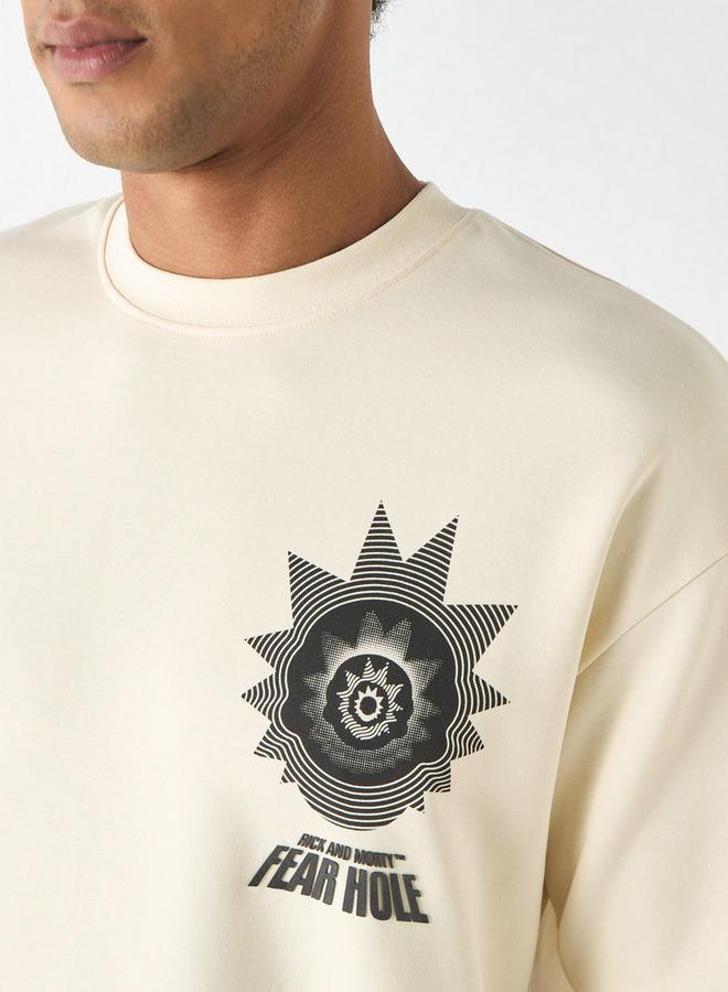 اس بي كاركترز تيشيرت بياقة ضيّقة وأكمام قصيرة وطبعات ريك ومورتي - Image 4