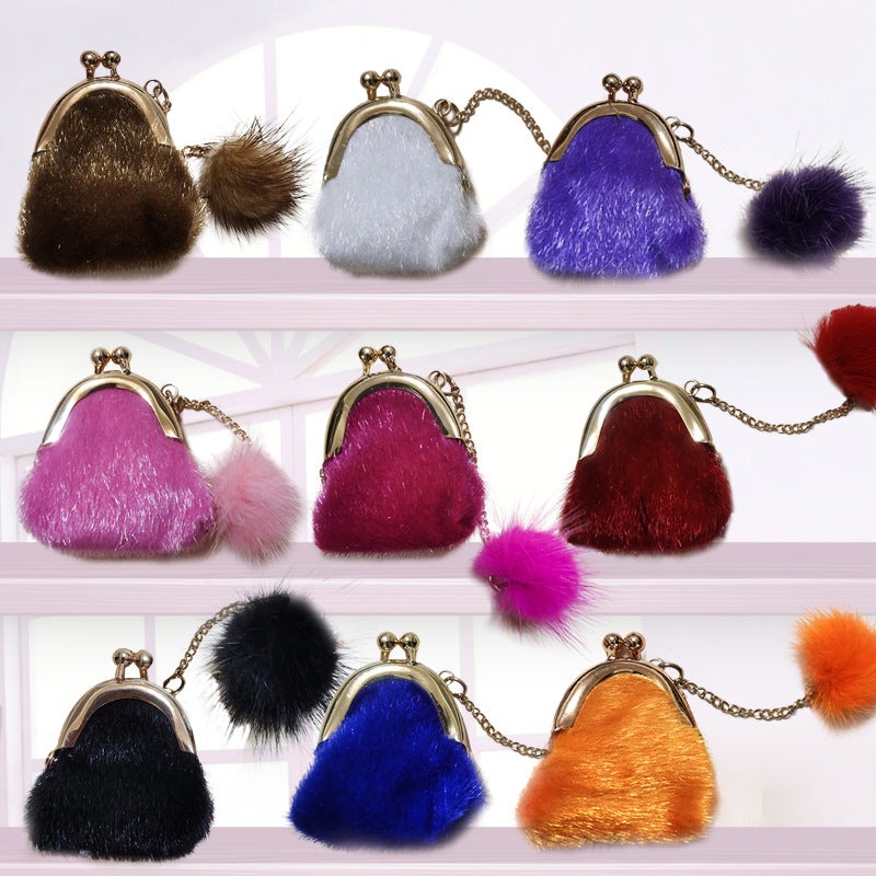Plush Bag 6*5Cm Toy Handbag Bag Fashion New Storage Bag Doll Accessories Doll Toy 6 Points - Image 2