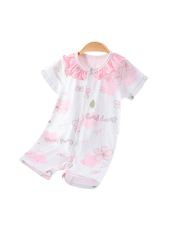 Deesha Baby Romper Newborn Spring Summer Short Sleeve Crawling Suit Infant Boys Girls Four Seasons Cotton Underwear