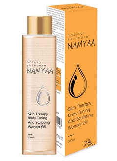 NAMYAA Namyaa Natural Science Body Toning/Sculpting Wonder Oil For Scars/Stretch Mark/Ageing/Uneven Skin Tone/Firming/Nourishment, 200 ml  - Image 1