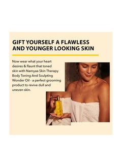 NAMYAA Namyaa Natural Science Body Toning/Sculpting Wonder Oil For Scars/Stretch Mark/Ageing/Uneven Skin Tone/Firming/Nourishment, 200 ml  - Image 2
