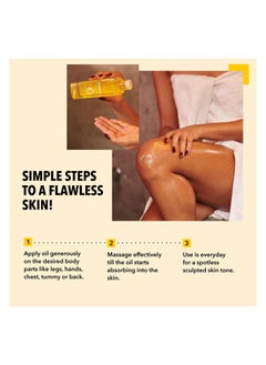 NAMYAA Namyaa Natural Science Body Toning/Sculpting Wonder Oil For Scars/Stretch Mark/Ageing/Uneven Skin Tone/Firming/Nourishment, 200 ml  - Image 5