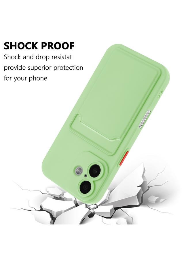 اس-توب جراب لهاتف iPhone 16 Plus مصنوع من مادة TPU ذات ملمس جلدي مع أزرار بلون متباين - Image 4