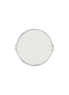 Dallaty Round Serving Tray Silver Finish 36*36*6.5 cm  - Image 1