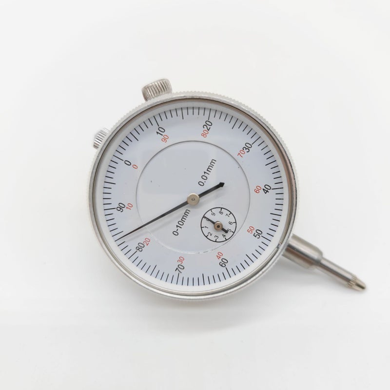 Neutral Export Type Mechanical Dial Indicator 0-10mm Accuracy 0.01mm Universal Magnetic Meter Base Set of Indicator(Dial indicator 0-10) - Image 1