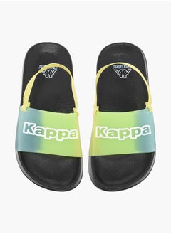 Kappa Boys Logo Detail Slides With Elastic Strap  - Image 2
