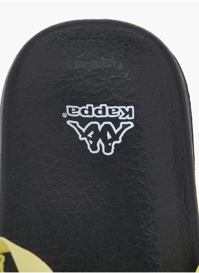 Kappa Boys Logo Detail Slides With Elastic Strap  - Image 5