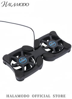 HALAMODO Laptop Cooling Stand with 2 Fans Gaming Cooler Pad Powerful Rapid Action Laptop Cooler Portable Ventilador Para Laptop Ultra Slim Notebook Radiator  - Image 4