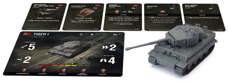 Gale Force Nine Wave 4 Tank - German (Tiger)