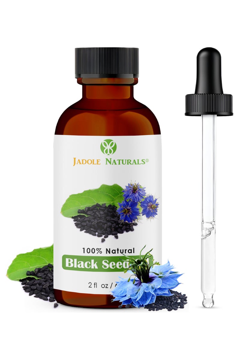 Jadole Naturals Black Seed Oil - 60ml | Apply to Hair & Skin for Enhanced Appearance & Radiance - Image 1