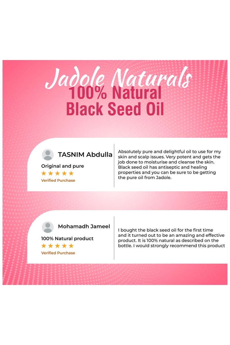 Jadole Naturals Black Seed Oil - 60ml | Apply to Hair & Skin for Enhanced Appearance & Radiance - Image 5
