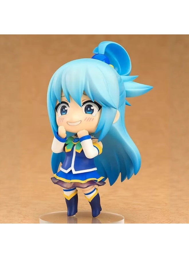 عام أكوا المنقولة استبدال الوجه دمية نموذج الديكور سطح المكتب الديكور لعبة هدية للعائلة والأصدقاء - Image 3