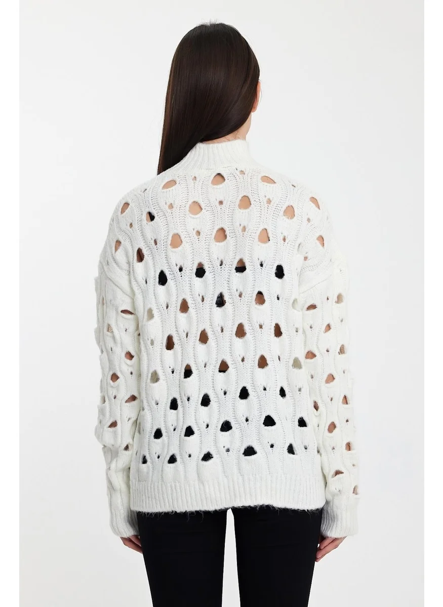 Alexandergardi Alexandergardı Hole Knitwear SWEATER (A92423-S)