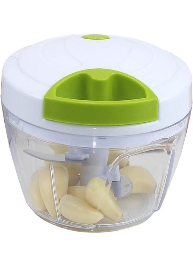 إيه تي إم قطاعة سهلة الدوران، مفرمة يدوية للخضروات والفواكه مع آلية سحب يدوية - Image 1