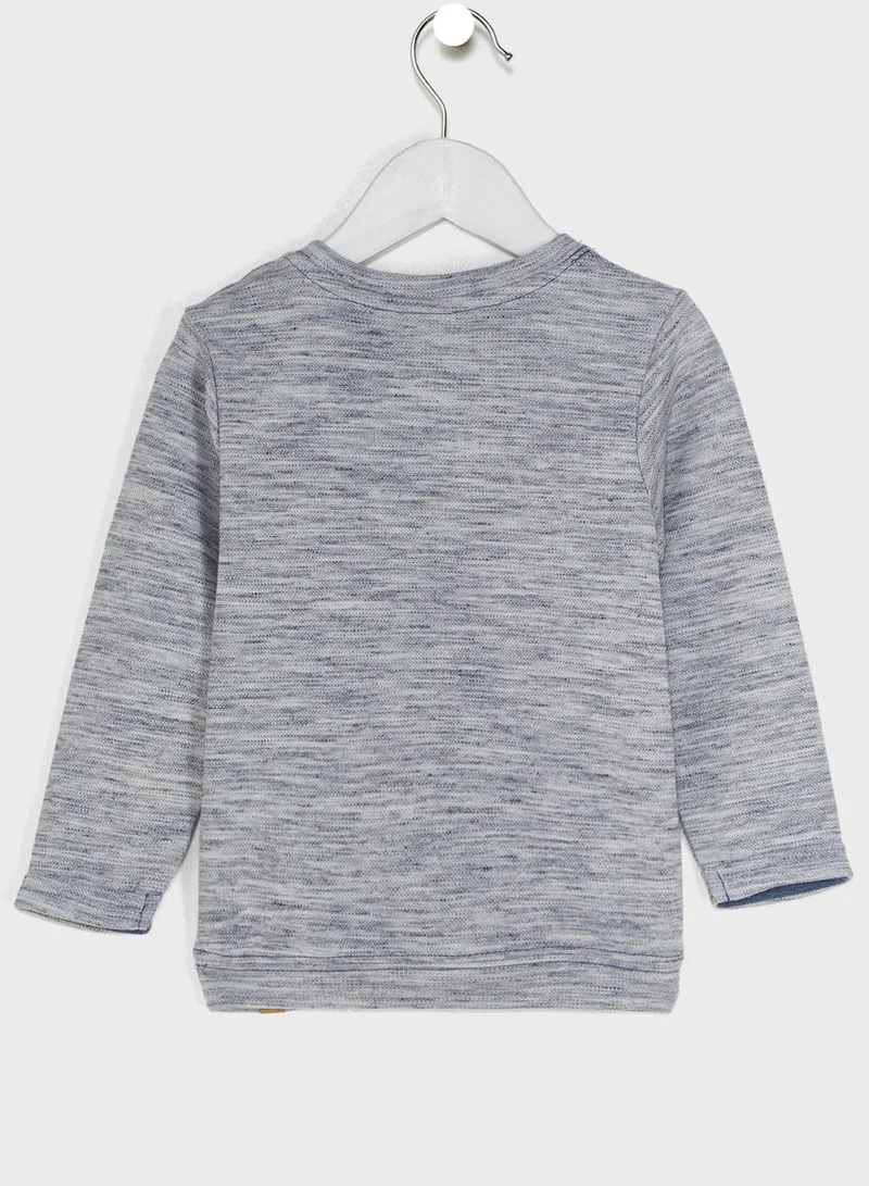 NAME IT Kids Slogan Sweatshirt