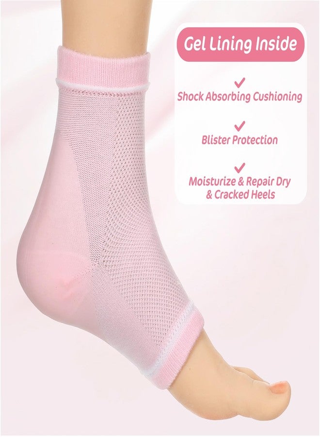 ADLABLD 3Pcs Gel Heel Sports Sock, Moisturizing Heel Socks, Toeless Gel Socks for Kids with Heels Discomfort Severs Plantar Fasciitis Heels Pain - Image 5