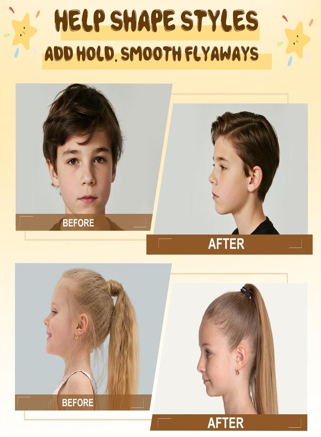 Samnyte Hair Gel for Kids, Baby, Toddler, Women. Slick Back Gel Fly Away Hair Tamer, Hair Styling Products - Vitamin E Moisturize and Nourish, Hair Wax Designed for Children and Women 3.4 Fl Oz - Image 4