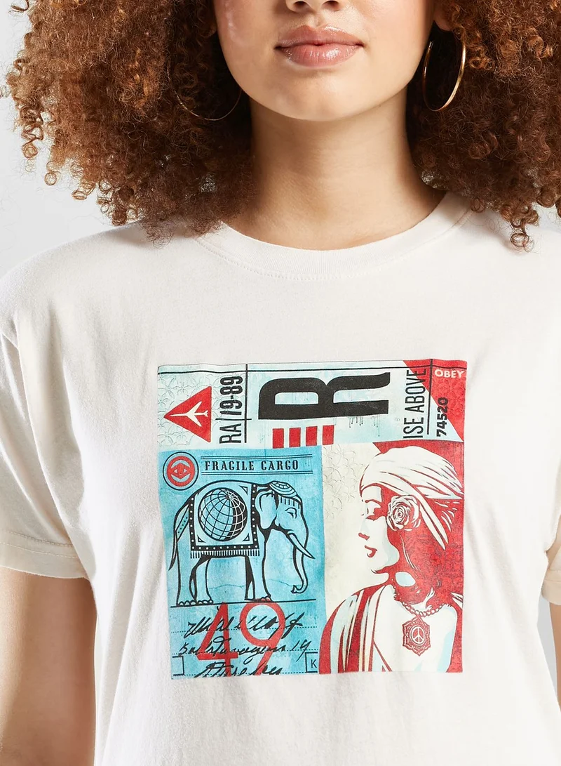 OBEY Fragile Cargo T-Shirt