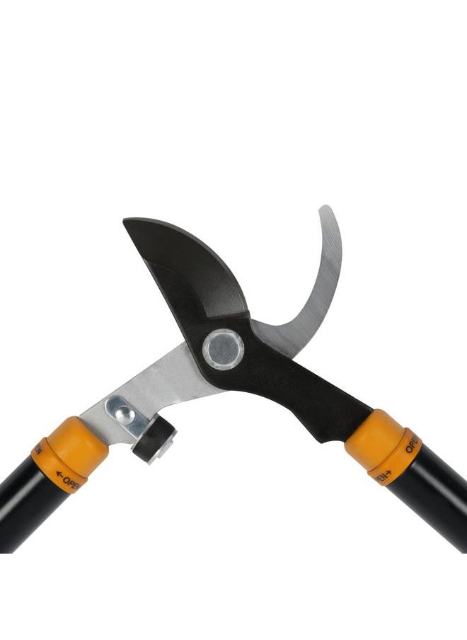 Loppers for Tree Trimming, Heavy Duty, with Extendable Handle (24.5"-37" Range), Sharp Bypass Steel Blade Tree Branch Cutter up to 1.5-Inch Diameter Cut Capacity