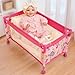 BABESIDE Baby Doll Crib for 18 Reborn DollsBaby Doll Bed with Storage Bag Reborn Babydolls Accessories for Age 3Doll Crib Playpen for Kids Age 3Pink - Image 2