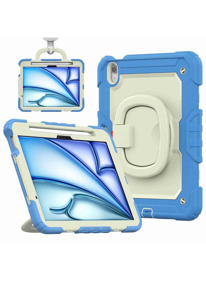 Zaboon Case For iPad Air 11 2025 / 2024 Handle Silicone Hydric PC Tablet Case with Shoulder Strap - Image 1