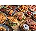 MINIWAN Delicious Food Feast 1000 Piece Puzzle for Adults Fun Puzzles for Adults 1000 Pieces with HD Print Poster 275 197 in Dust Free for Gifts Halloween Christmas Family Games Lovers - Image 2