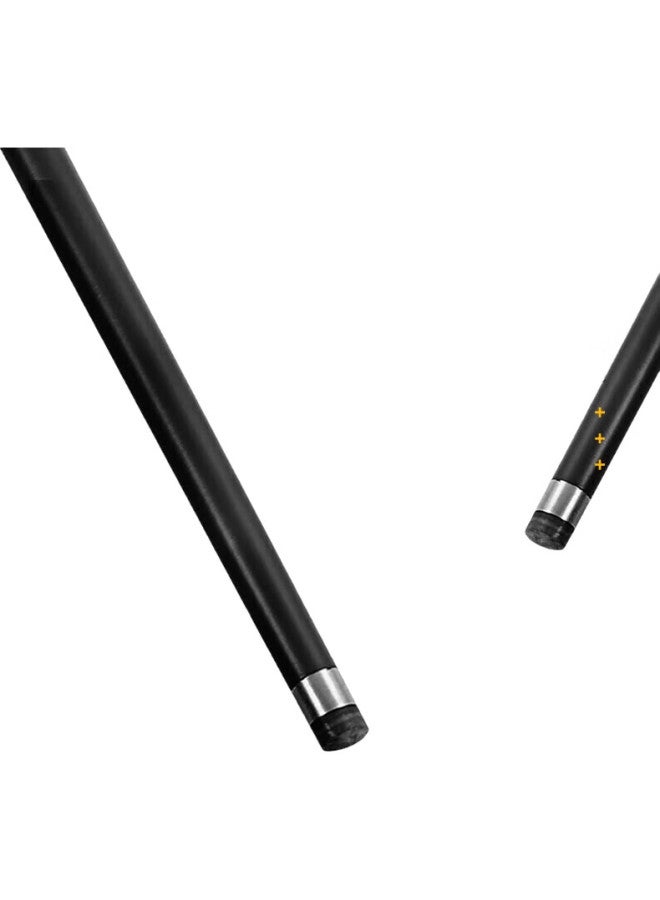 Livex Carbon Fiber Small Tip Cue, Chinese-Style Black 8, High-Tech Carbon 1/2 Pool Cue, Detachable Billiard Cue With Cue Case, Ts01 - Image 2
