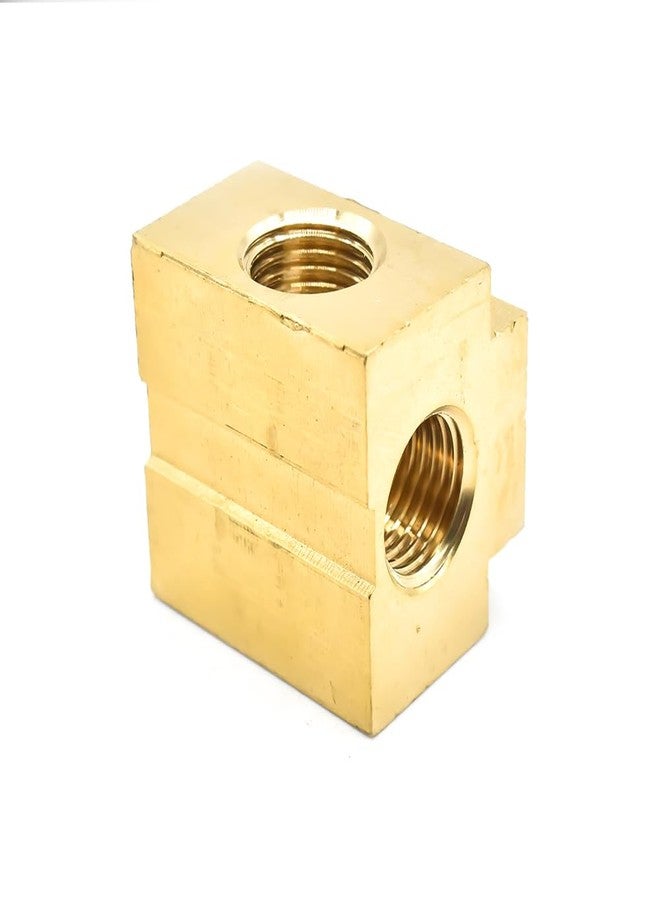 Interstate Pneumatics CPT44-5 Five-Way Brass Compressor Fitting 1/4 Inch FPT (5) - Image 2