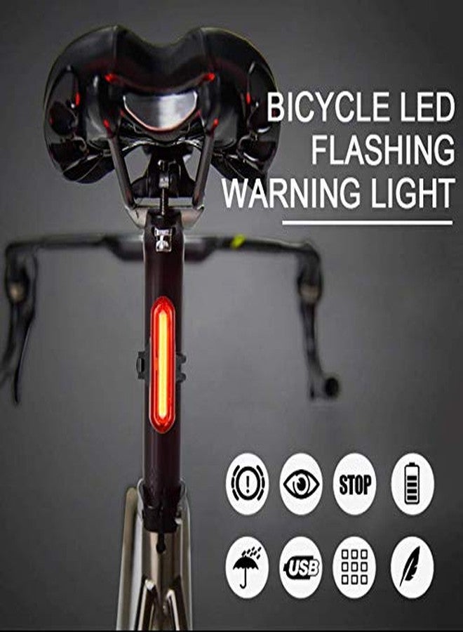RESHNE Bicycle Smart Back Tail Light 120LMN USB Rechargeable Multi Color Change LED Rear Break Light Tail Light Rear Light- 1 Tail Light with Mounting Bracket Bicycle Accessories | Bicycle Parts | - Image 5
