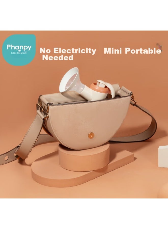 Xiaoya Elephant Xiaoya Xiang Manual Breast Pump With 2 Adjustable Speeds, Portable, Painless, High Suction Power, Milk Collector And Extractor - Image 3