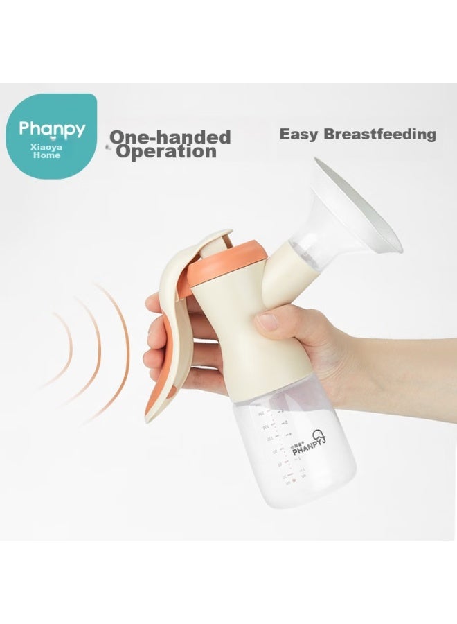 Xiaoya Elephant Xiaoya Xiang Manual Breast Pump With 2 Adjustable Speeds, Portable, Painless, High Suction Power, Milk Collector And Extractor - Image 1