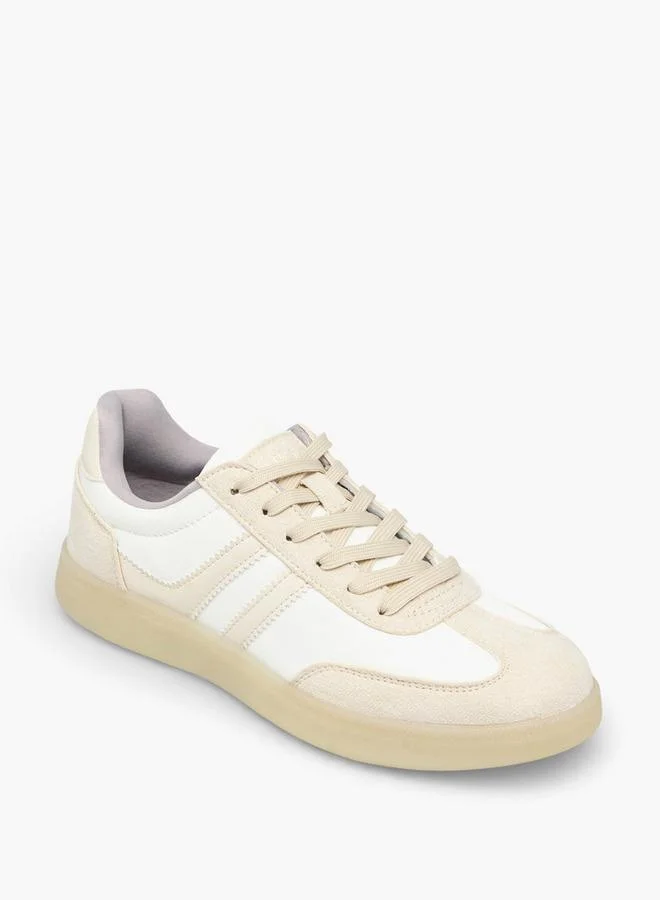 Flora Bella By Shoexpress Flora Bella Women Panelled Lace-Up Ankle Sneakers