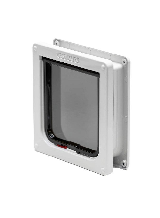 Cat Mate Lockable Cat Flap With Door Liner, White - Image 1