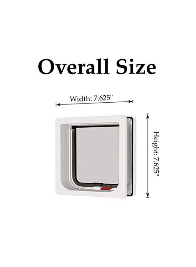Cat Mate Lockable Cat Flap With Door Liner, White - Image 5